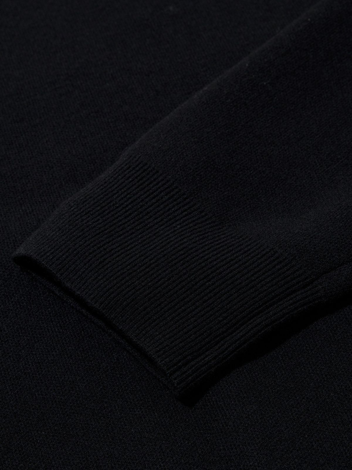 와이드앵글(WIDEANGLE) CO 혼디어 소매 포인트 라운드 스웨터 M_Black_WMW26K51Z1