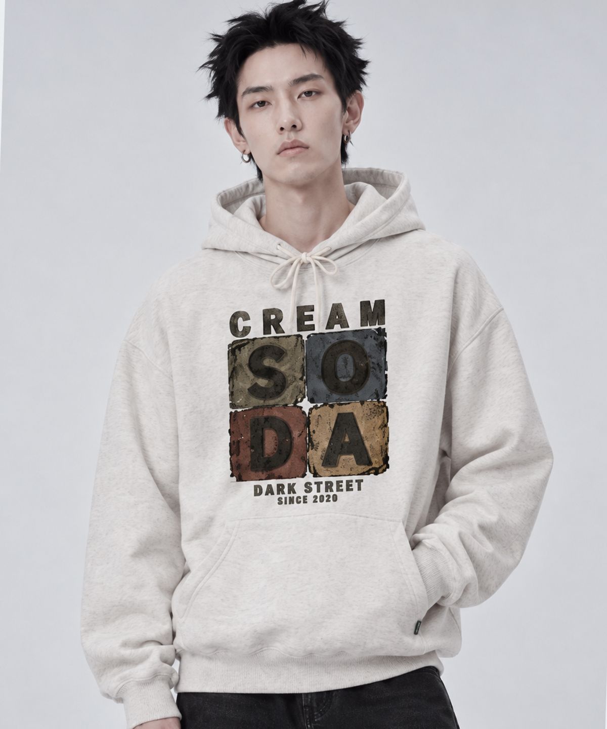 크림소다랩(CREAM SODA LAB) 크랙 소다 브릭 후드