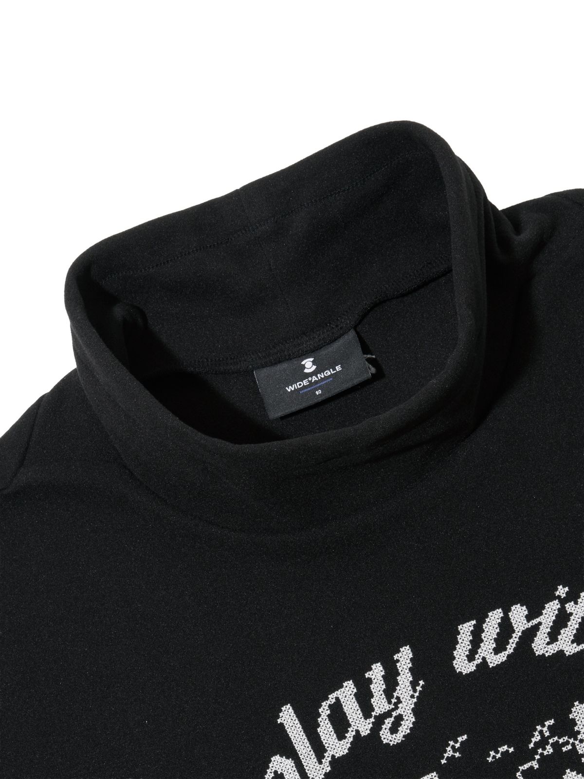 와이드앵글(WIDEANGLE) TO 부클 빅아트웍 포인트 모크넥 L_Black_WWW26231Z1