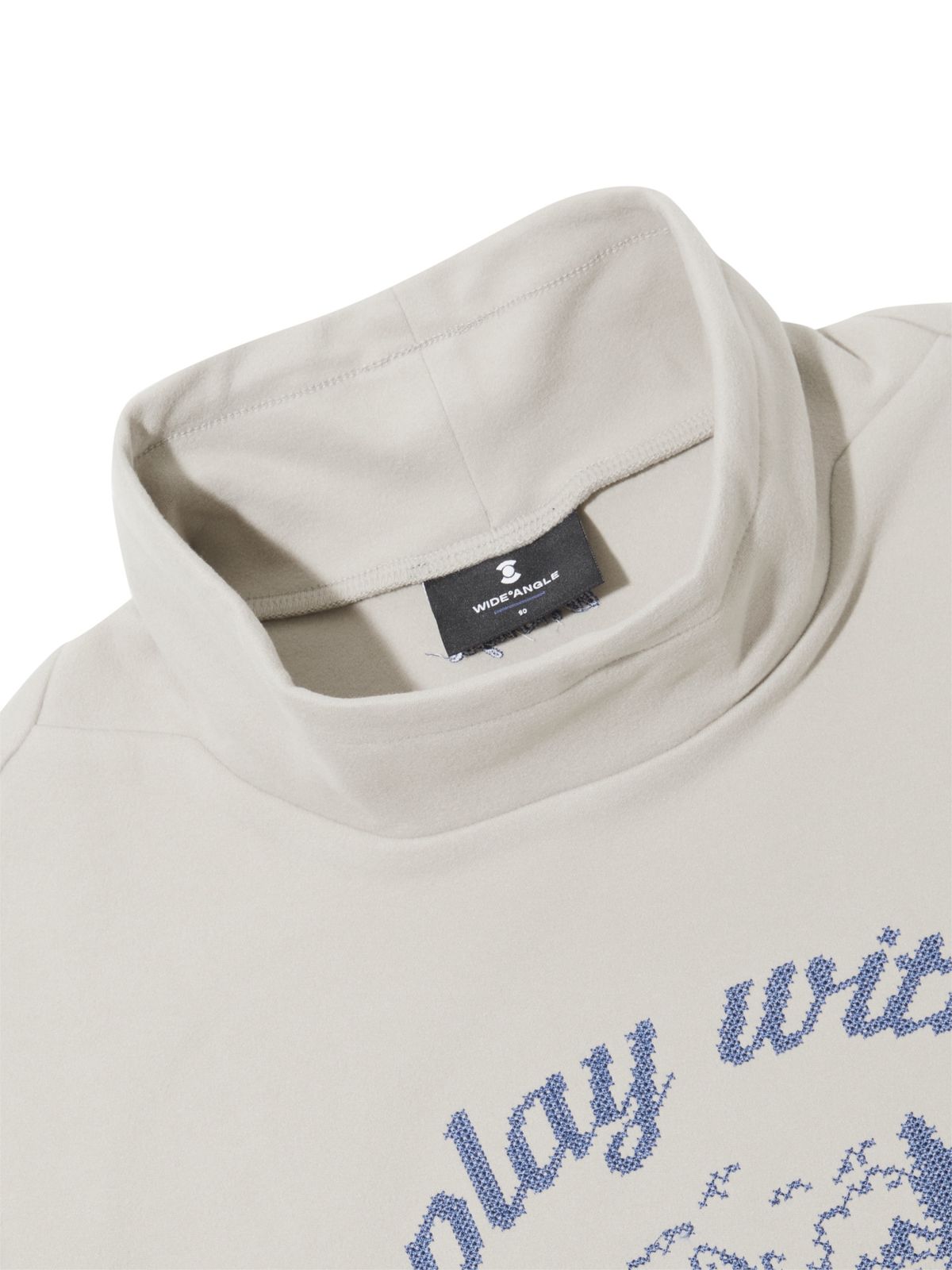 와이드앵글(WIDEANGLE) TO 부클 빅아트웍 포인트 모크넥 L_WARM GREY_WWW262312L