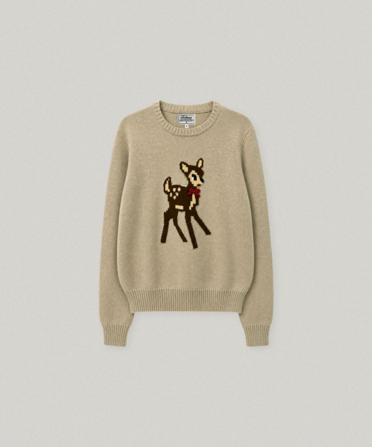 폴뉴아(FOLNUA) CERF ROUND KNIT (BEIGE)