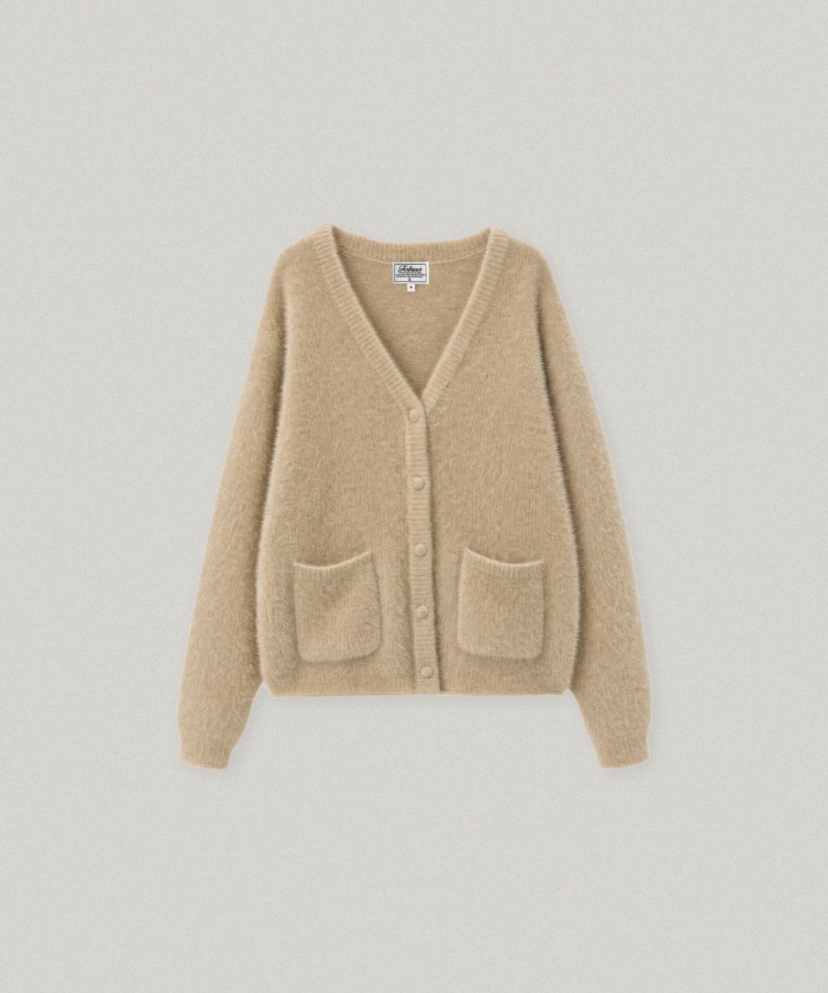 폴뉴아(FOLNUA) DUCHON V NECK CARDIGAN (BEIGE)