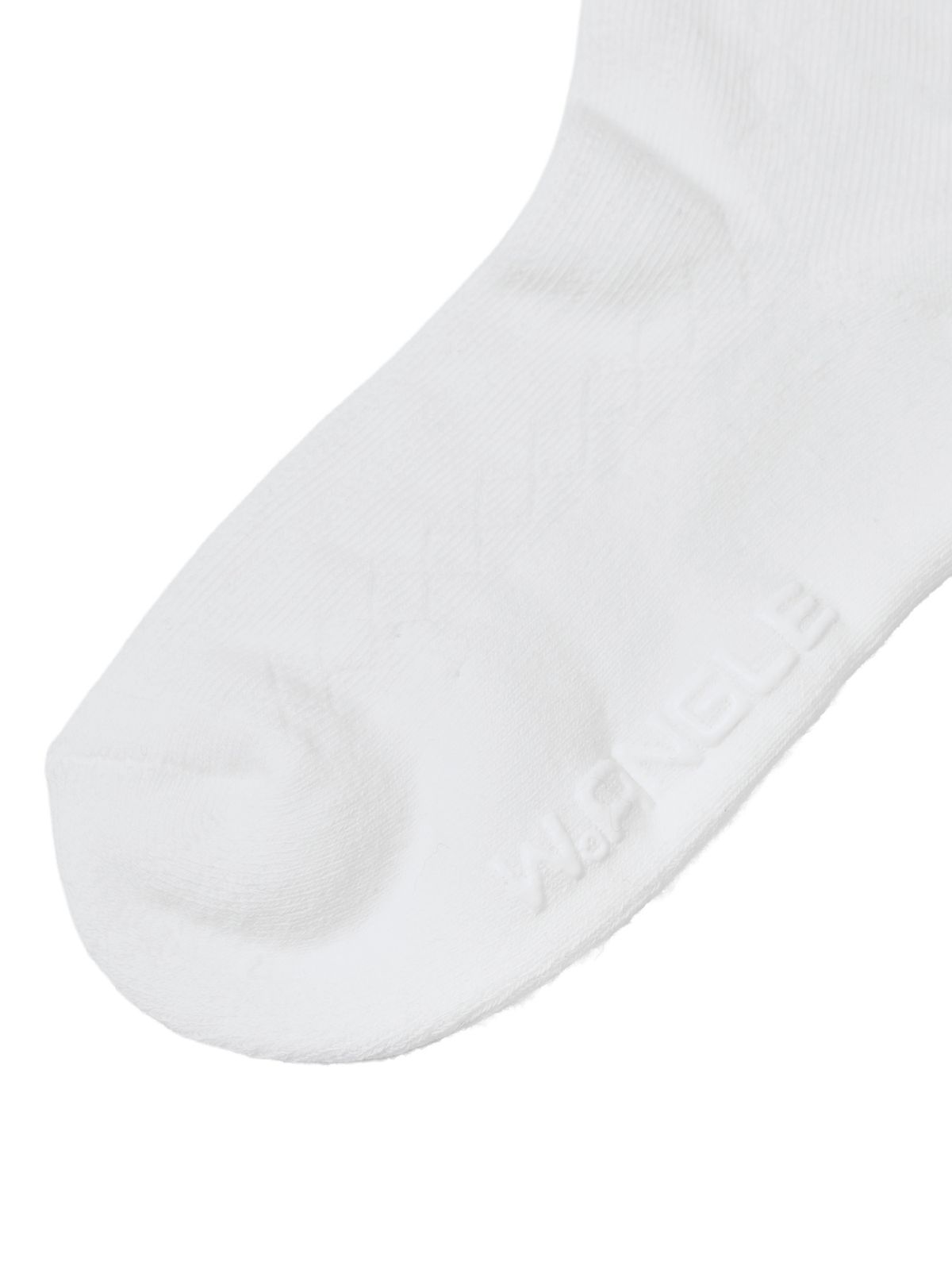 와이드앵글(WIDEANGLE) TO 아가일 조직 리본 미들 파일 양말_Off White_WWU26S01W3