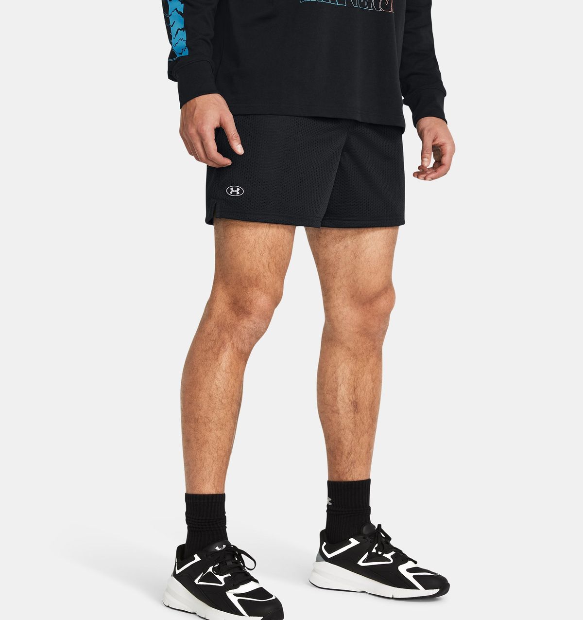 언더아머(UNDERARMOUR) 남성 UA 아이콘 메쉬 쇼츠1383355-001