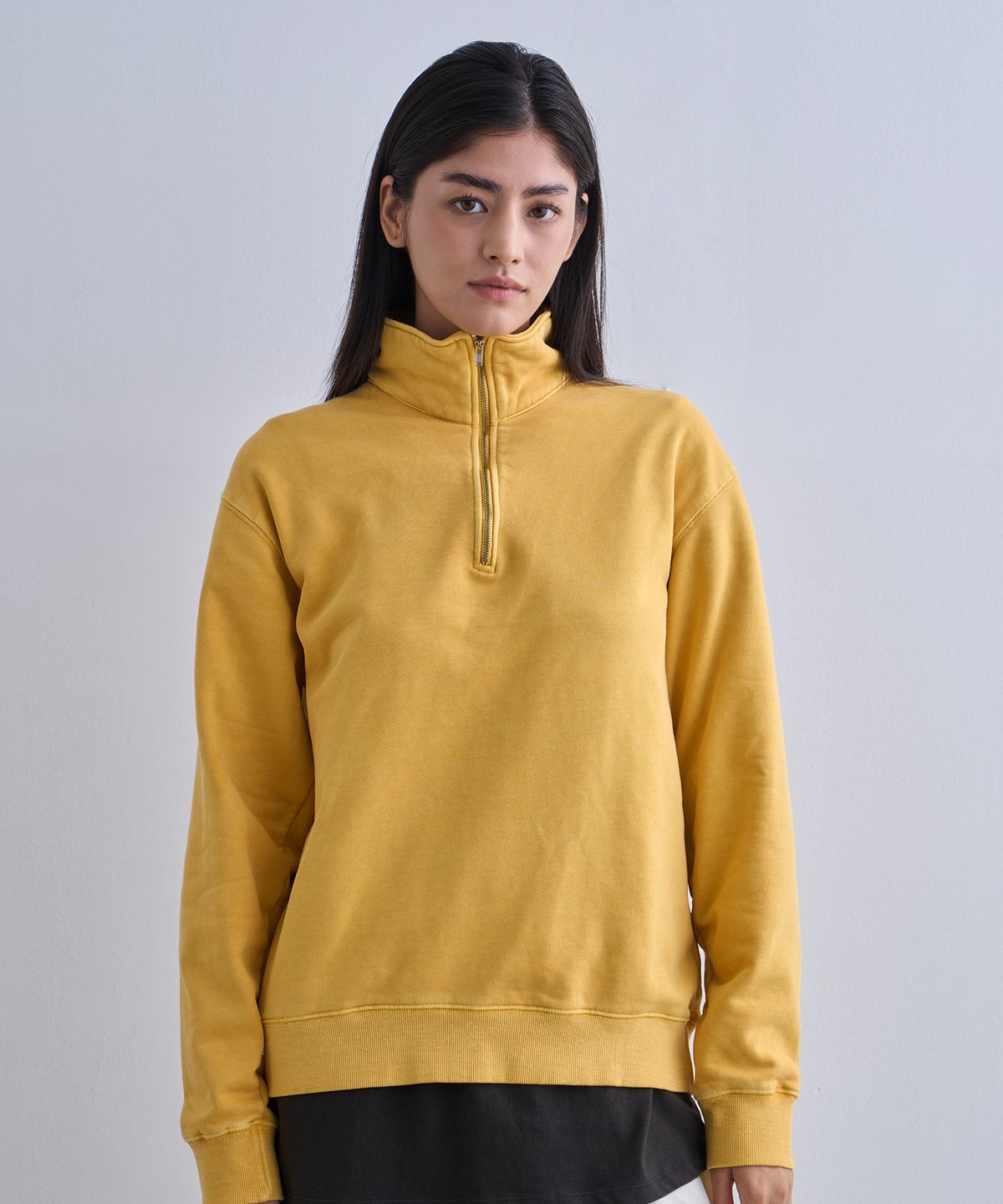 정감 스튜디오(JEONGGAM STUDIOS) Pigment Dyed Half Zip-Up_4 color