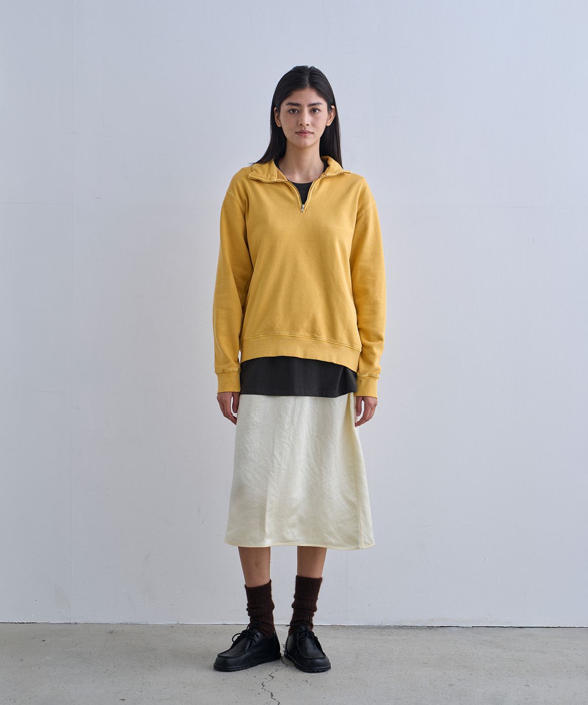 정감 스튜디오(JEONGGAM STUDIOS) Pigment Dyed Half Zip-Up_4 color