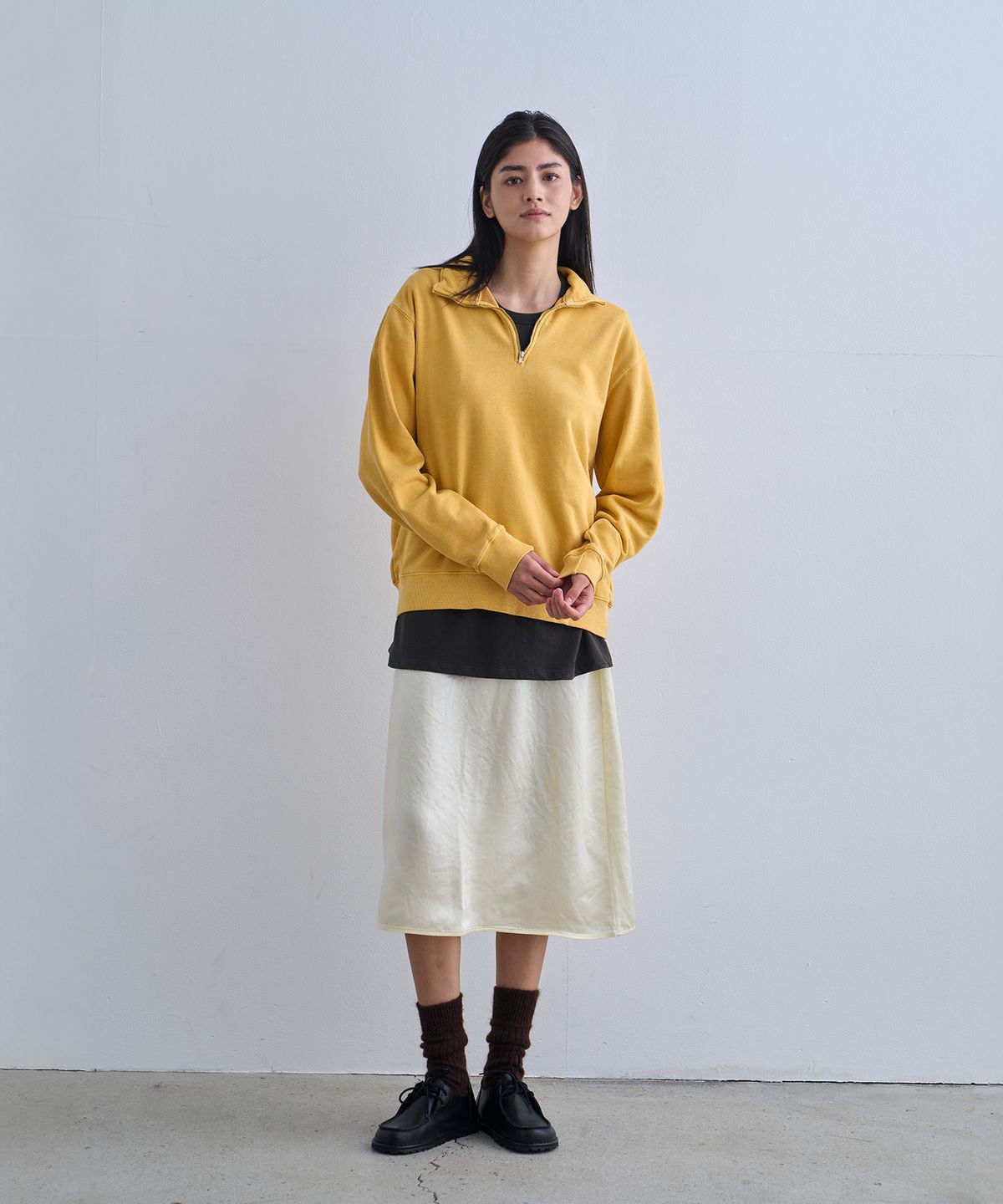 정감 스튜디오(JEONGGAM STUDIOS) Pigment Dyed Half Zip-Up_4 color