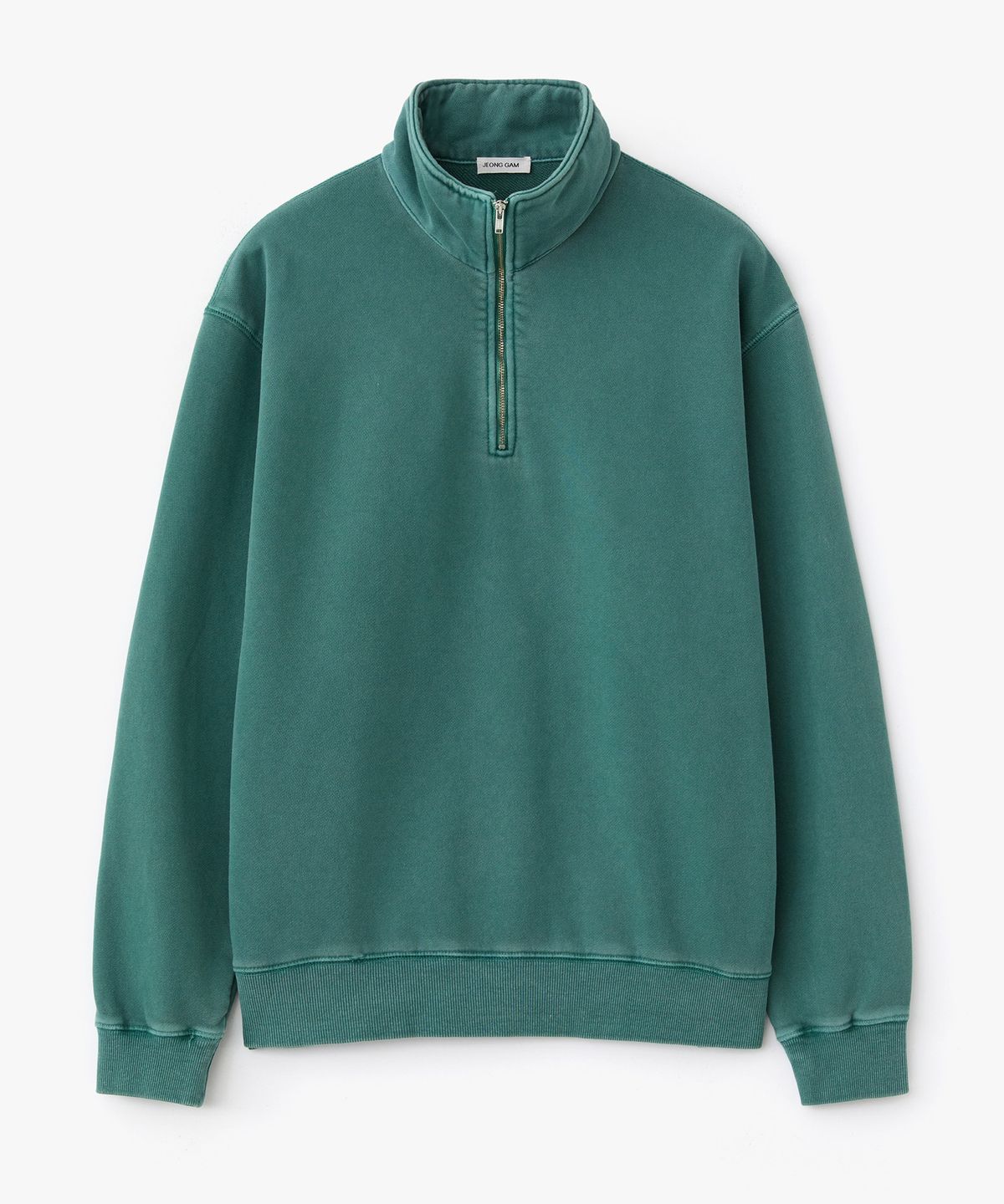 정감 스튜디오(JEONGGAM STUDIOS) Pigment Dyed Half Zip-Up_4 color