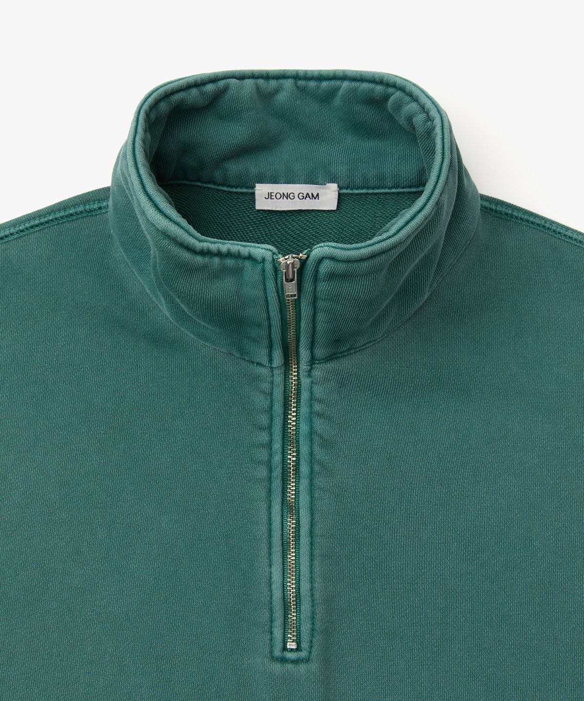 정감 스튜디오(JEONGGAM STUDIOS) Pigment Dyed Half Zip-Up_4 color
