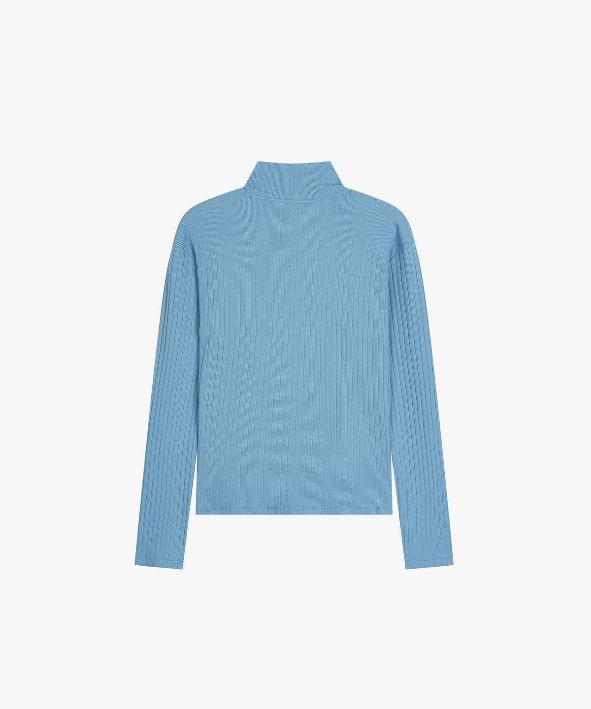 레코딩하우스(RECORDINGHOUSE) REC BUTTON TURTLE-NECK [SKY BLUE]
