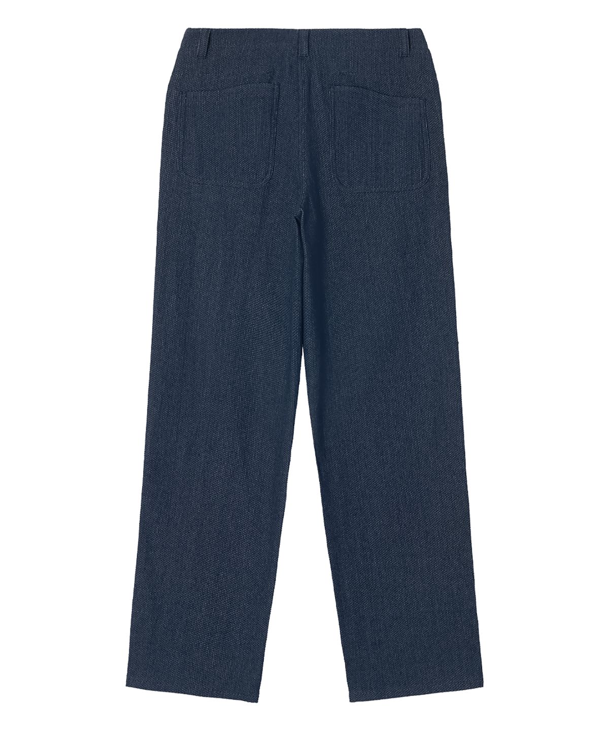 오아노(OANO) WAFFLE DENIM PANTS / DEEP INDIGO
