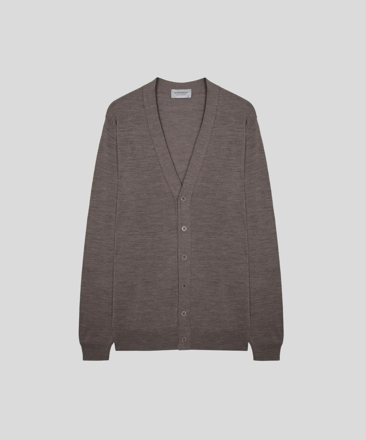 존 스메들리(JOHN SMEDLEY) BRADRICK Extra Fine Merino Wool Standard Fit V-Neck Cardigan Core 5 Colors