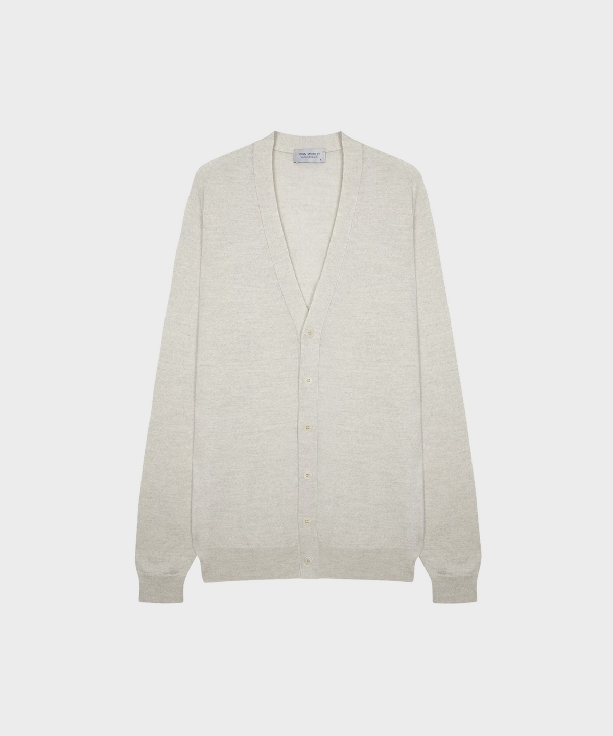 존 스메들리(JOHN SMEDLEY) BRADRICK Extra Fine Merino Wool Standard Fit V-Neck Cardigan Core 5 Colors