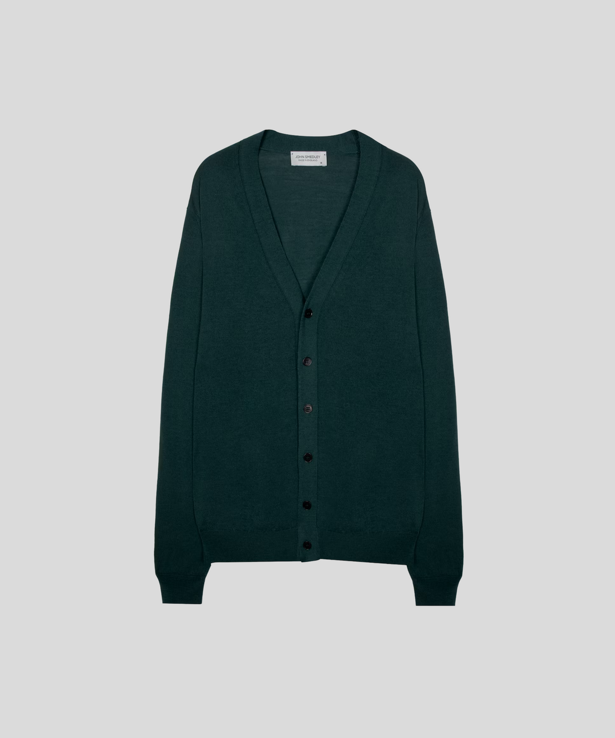 존 스메들리(JOHN SMEDLEY) BRADRICK Extra Fine Merino Wool Standard Fit V-Neck Cardigan Core 5 Colors