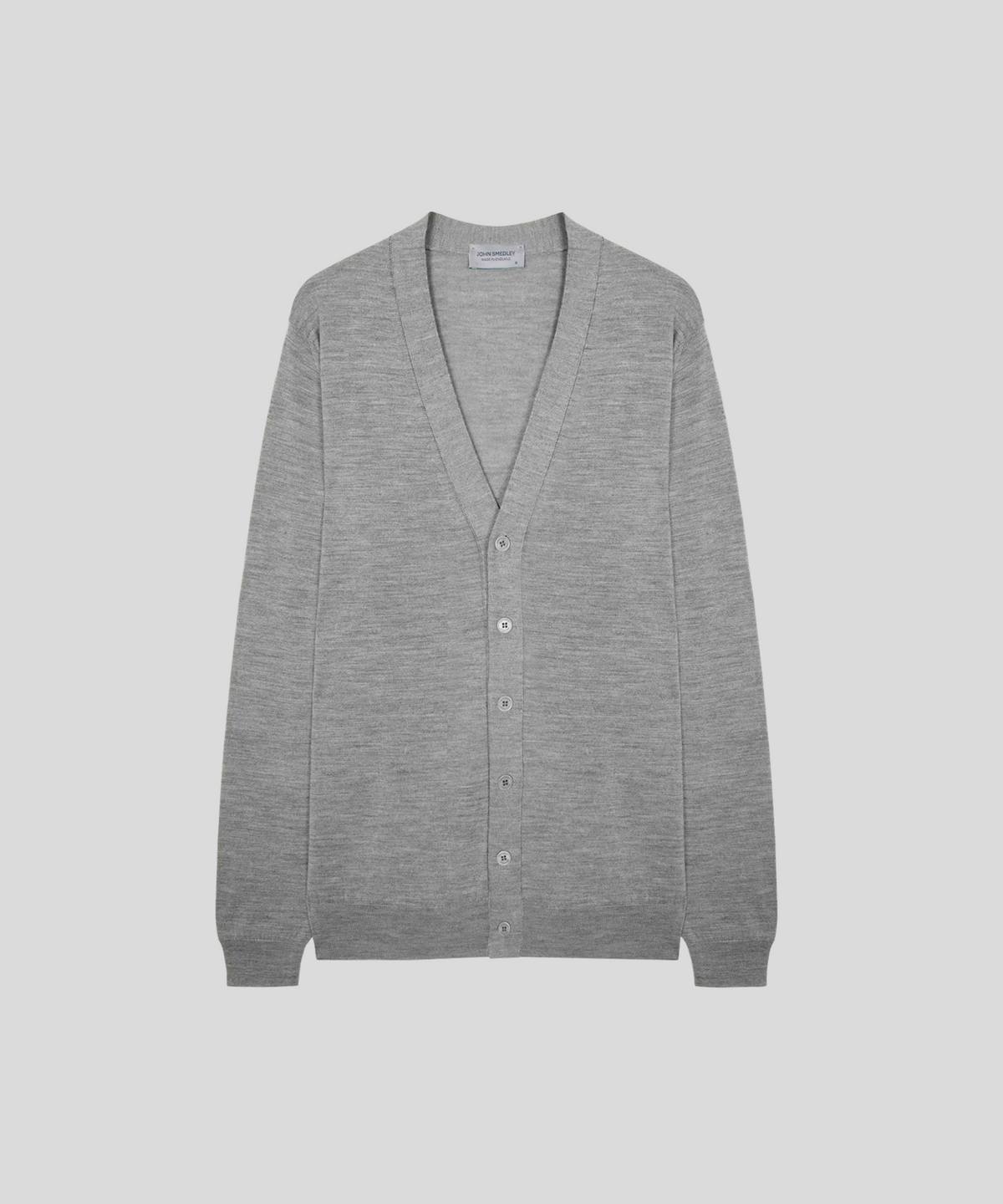 존 스메들리(JOHN SMEDLEY) BRADRICK Extra Fine Merino Wool Standard Fit V-Neck Cardigan Core 5 Colors