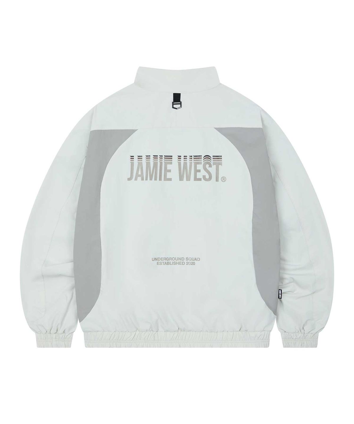 제이미웨스트(JAMIE WEST) 나일론 스판 와샤 윈드브레이커 (그레이)