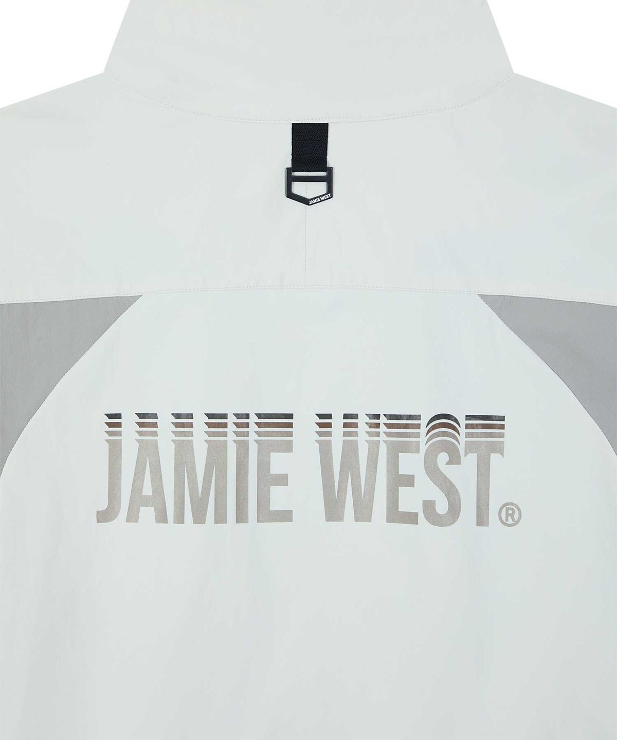 제이미웨스트(JAMIE WEST) 나일론 스판 와샤 윈드브레이커 (그레이)