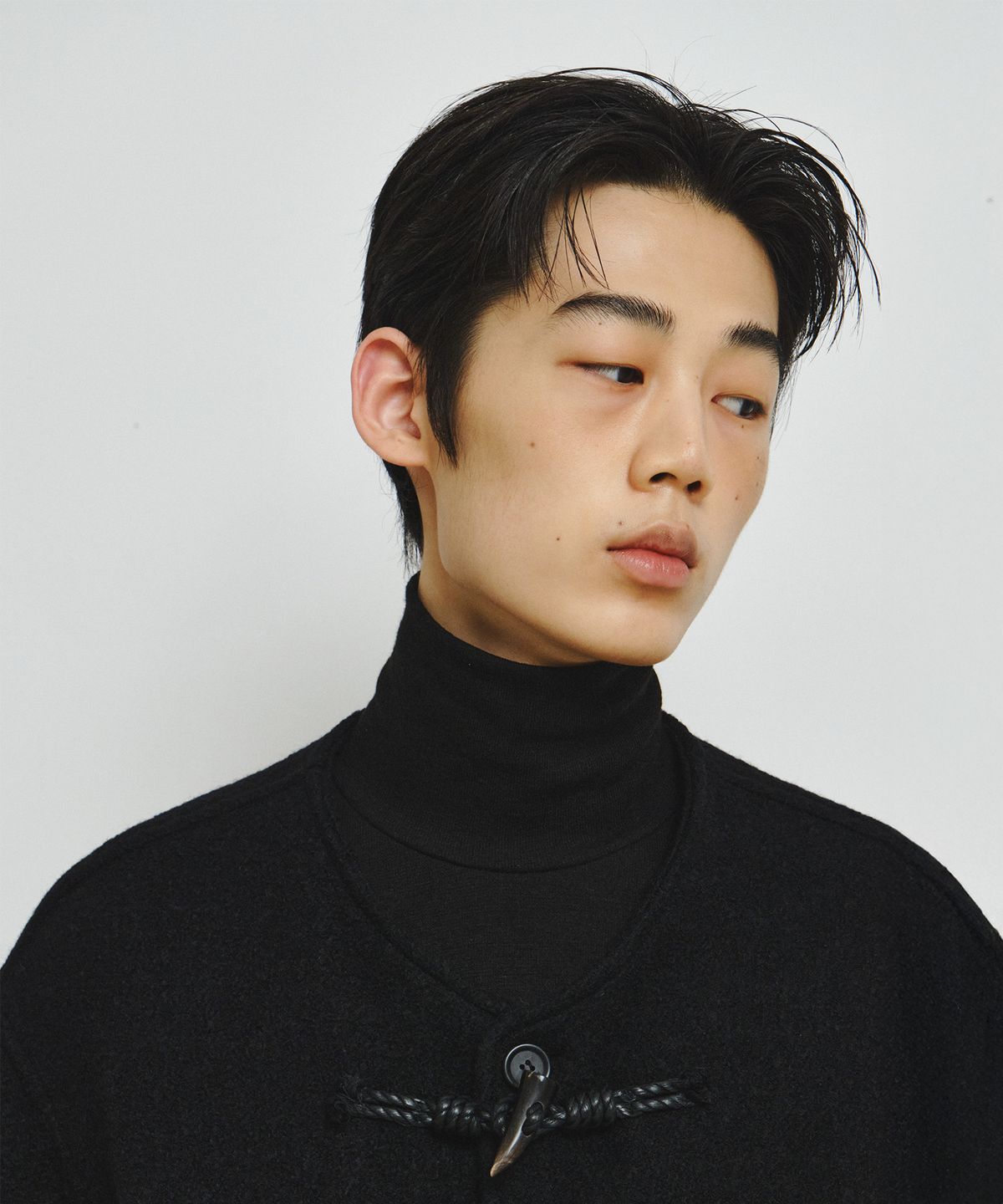 엔도어(ENDOOR) Morrow Hooded Duffle Short Coat (Black)