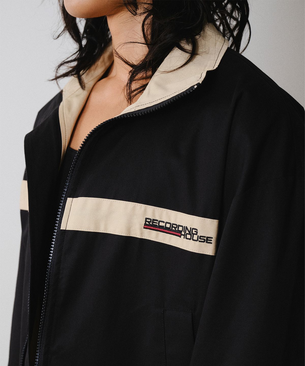 레코딩하우스(RECORDINGHOUSE) REC TRACK JACKET [BLACK]