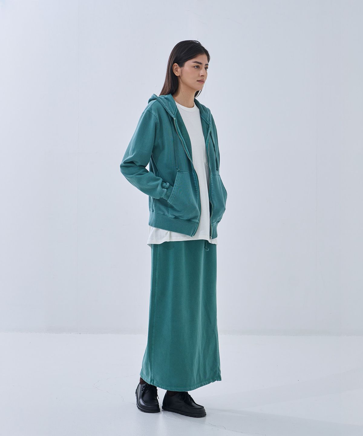 정감 스튜디오(JEONGGAM STUDIOS) Pigment Dyed Hoodie Zip-Up_4 color