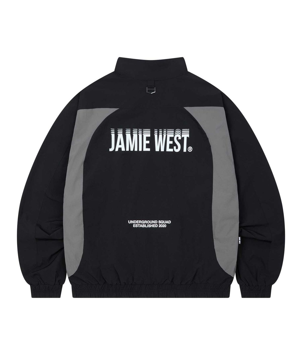 제이미웨스트(JAMIE WEST) 나일론 스판 와샤 윈드브레이커 (블랙)