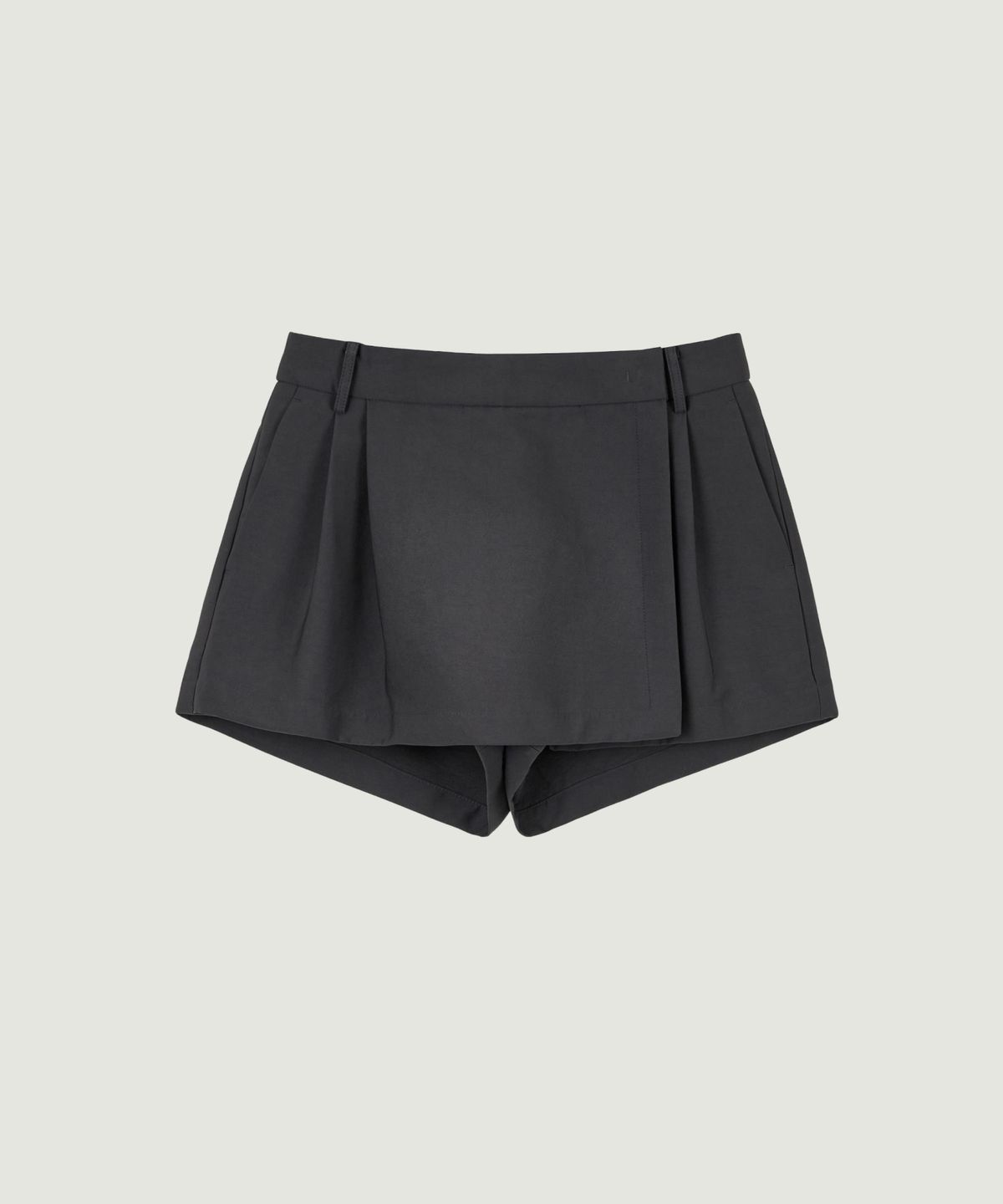 그로브(GROVE) CAMI SKIRT PANTS (CHARCOAL)