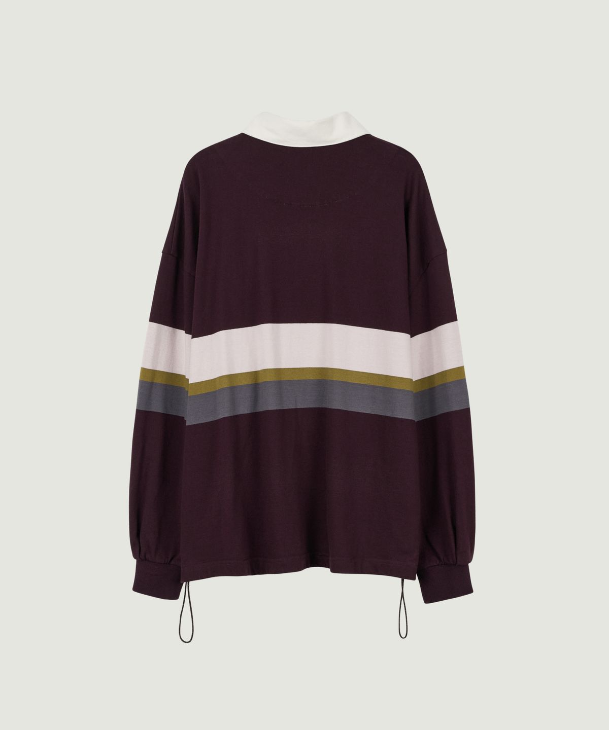 그로브(GROVE) 26FW HAGUE RUGBY SWEATSHIRT (PLUM)