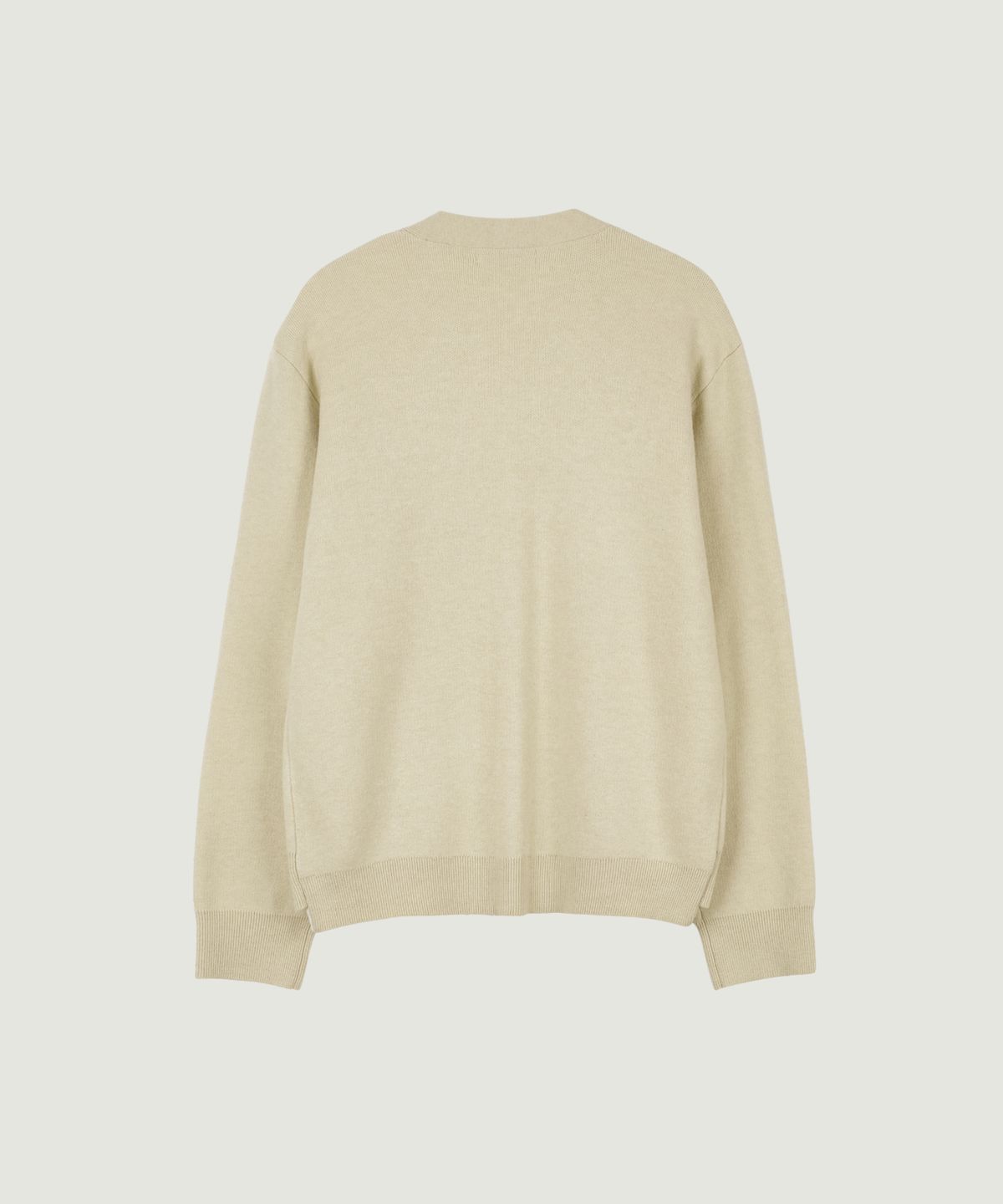 그로브(GROVE) 26FW ELI V-NECK DOUBLE CARDIGAN (CREAM)