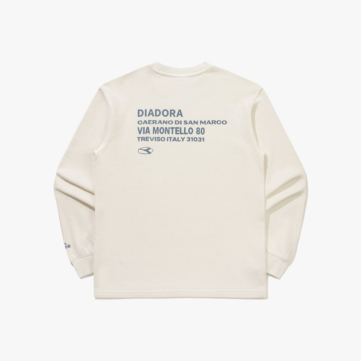 디아도라(diadora) 피그먼트 워싱 맨투맨 IVORY