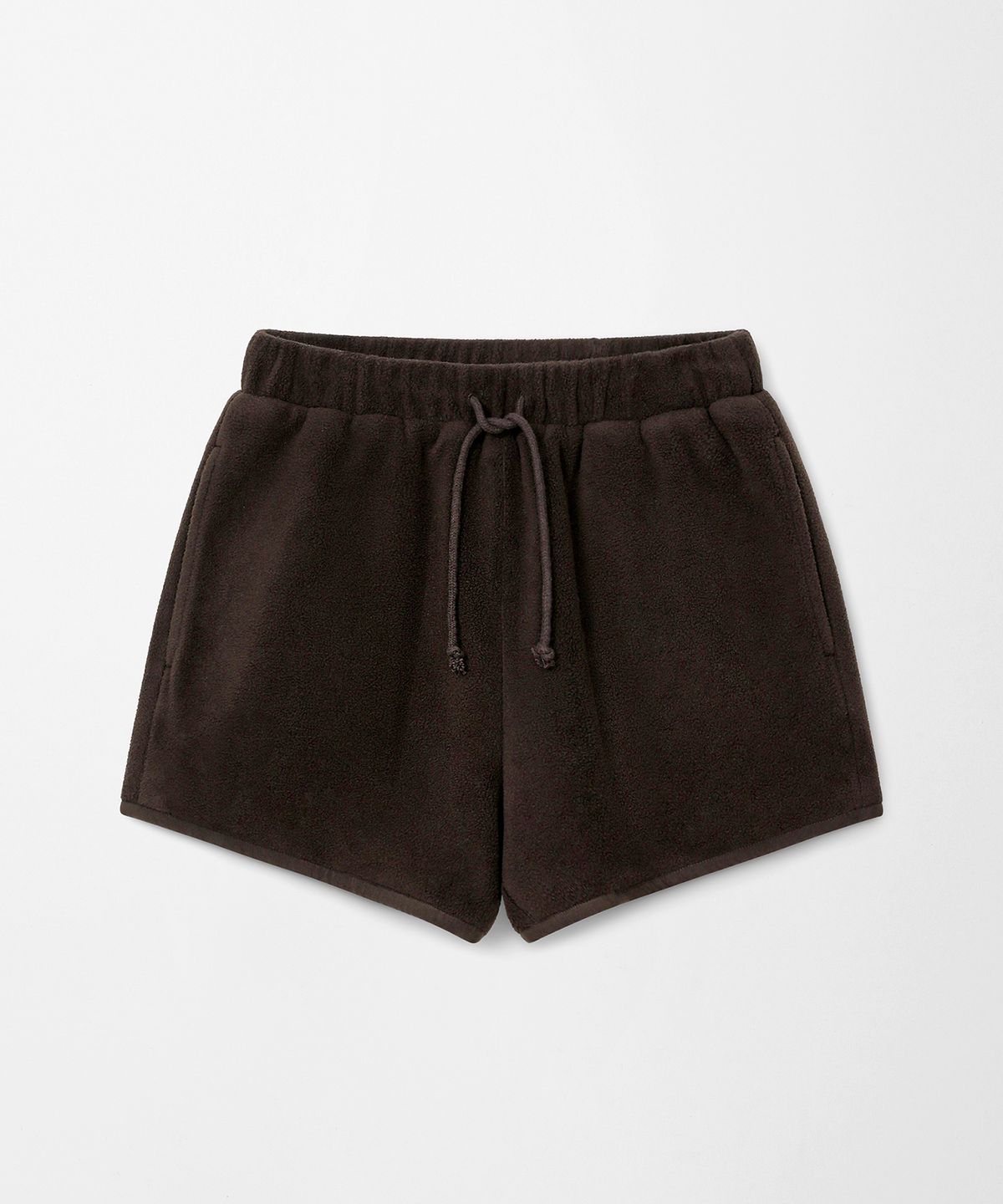 몽돌(MONGDOL) 플리스 밴딩 쇼츠 브라운 MDPT085BROWN