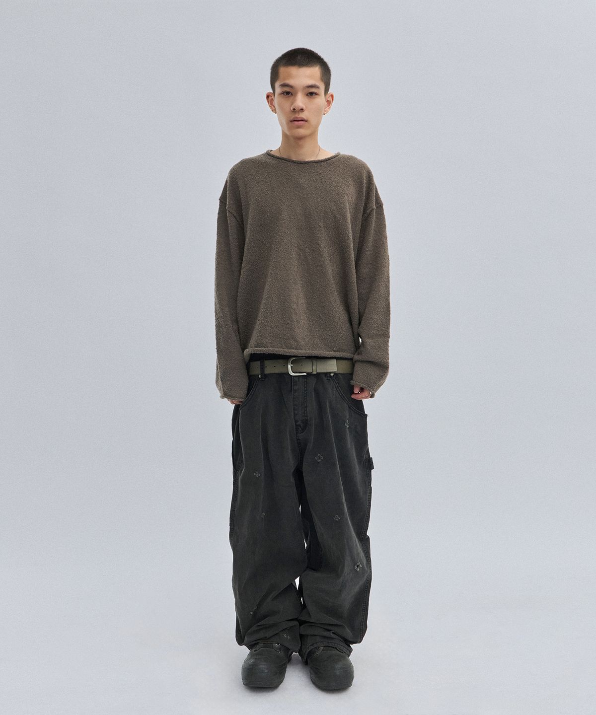 스웨이드(SUADE) SHEARLING KNIT [BROWN]