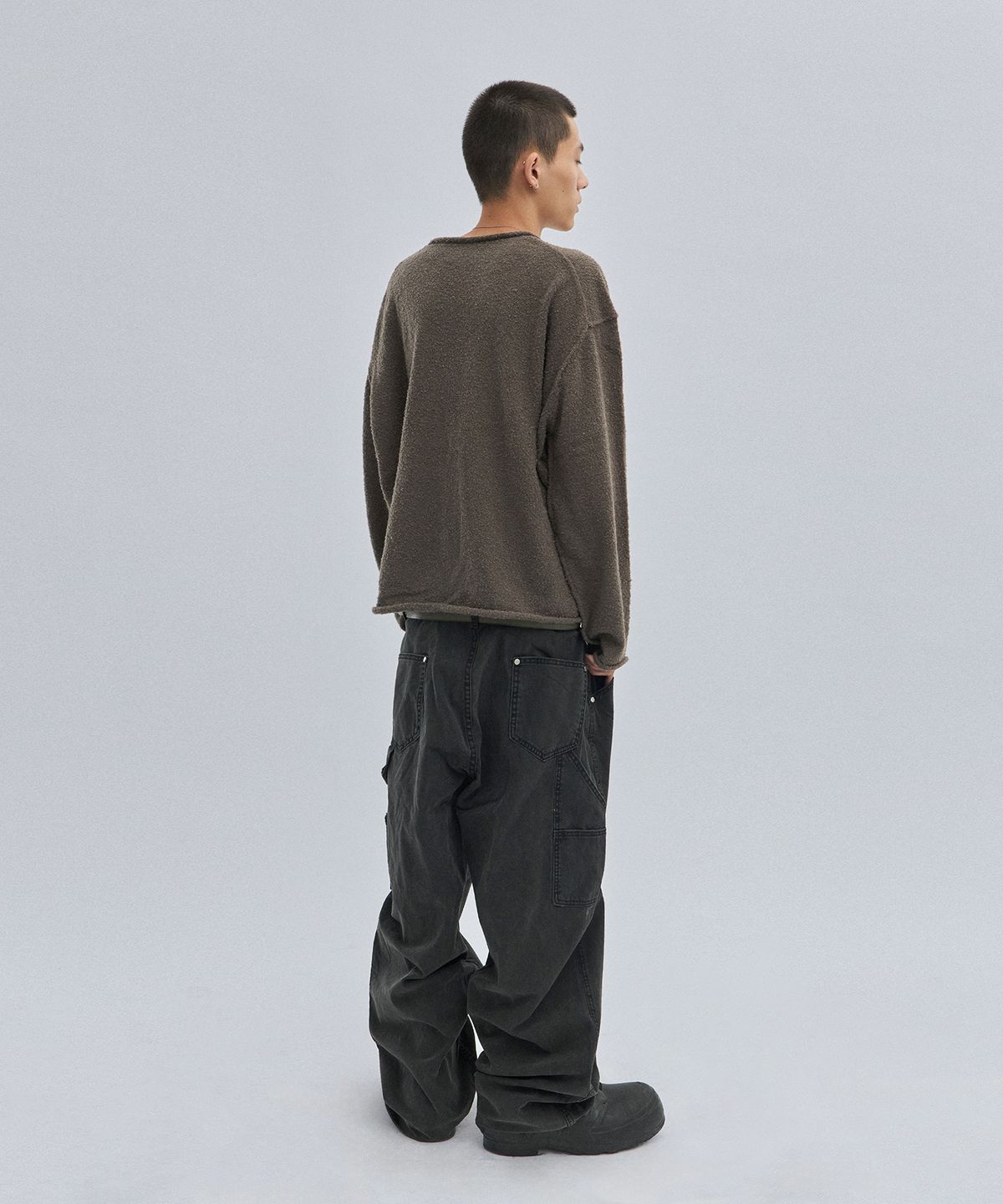 스웨이드(SUADE) SHEARLING KNIT [BROWN]