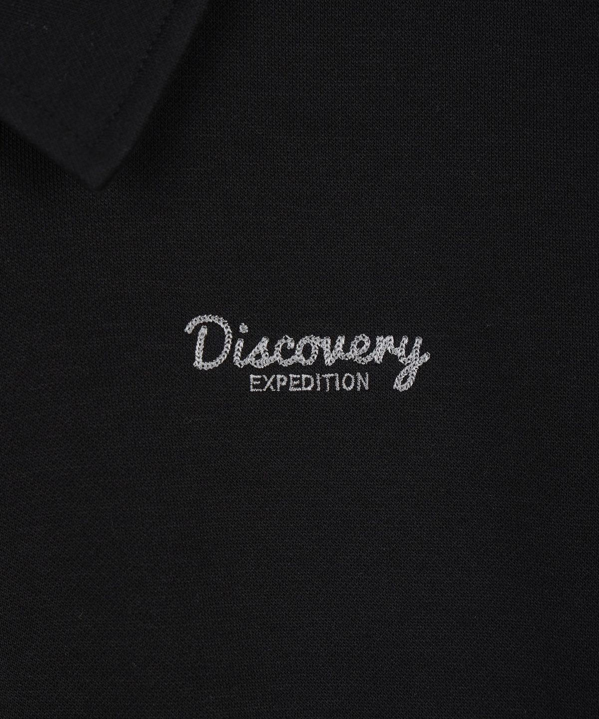디스커버리 키즈(DISCOVERY KIDS) 키즈 반집업 기모 맨투맨-팬츠 2SET (BLACK)