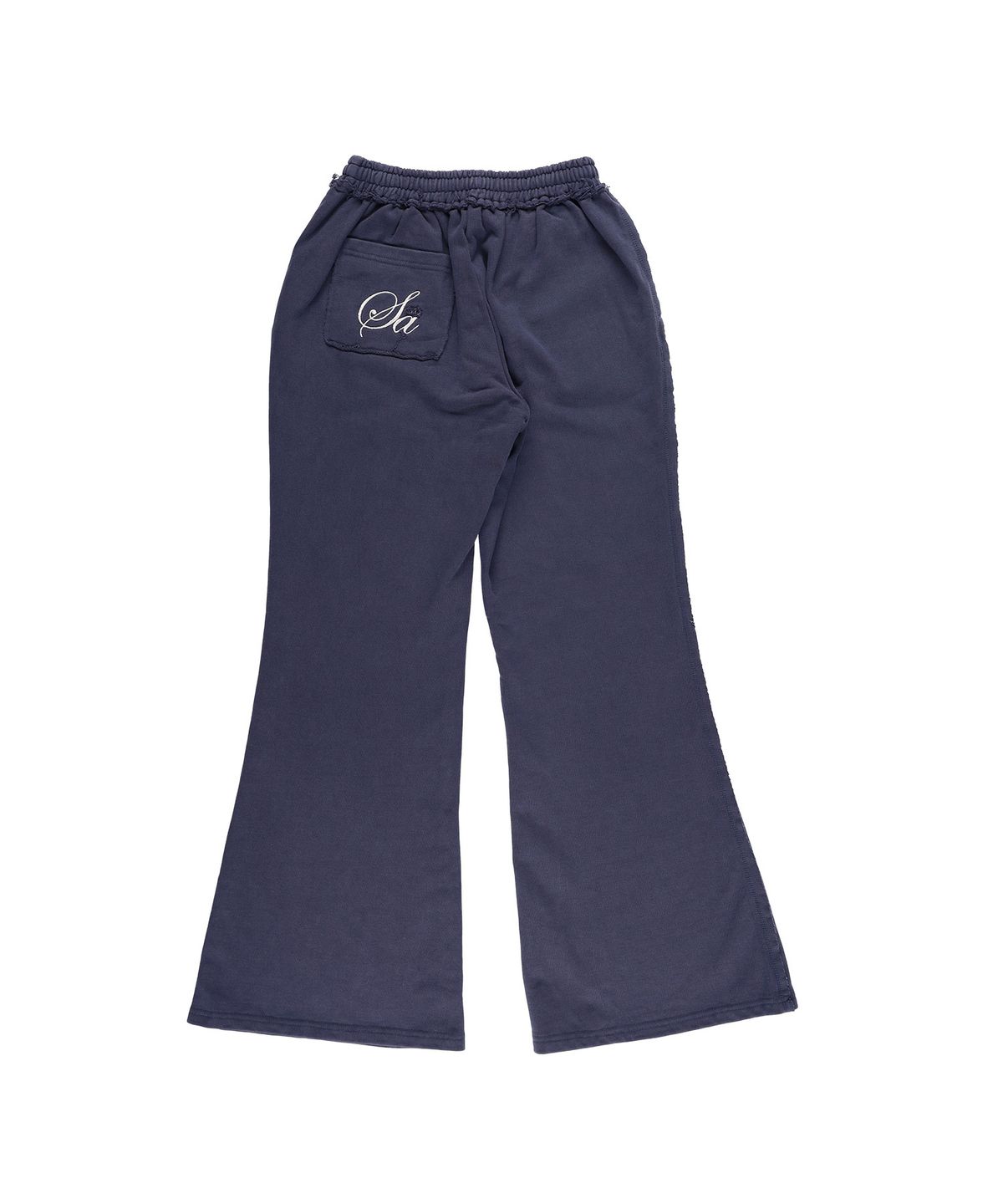 샌드뮤지엄(SAND MUSEUM) WASHED CUT OFF SWEAT PANTS [Navy]