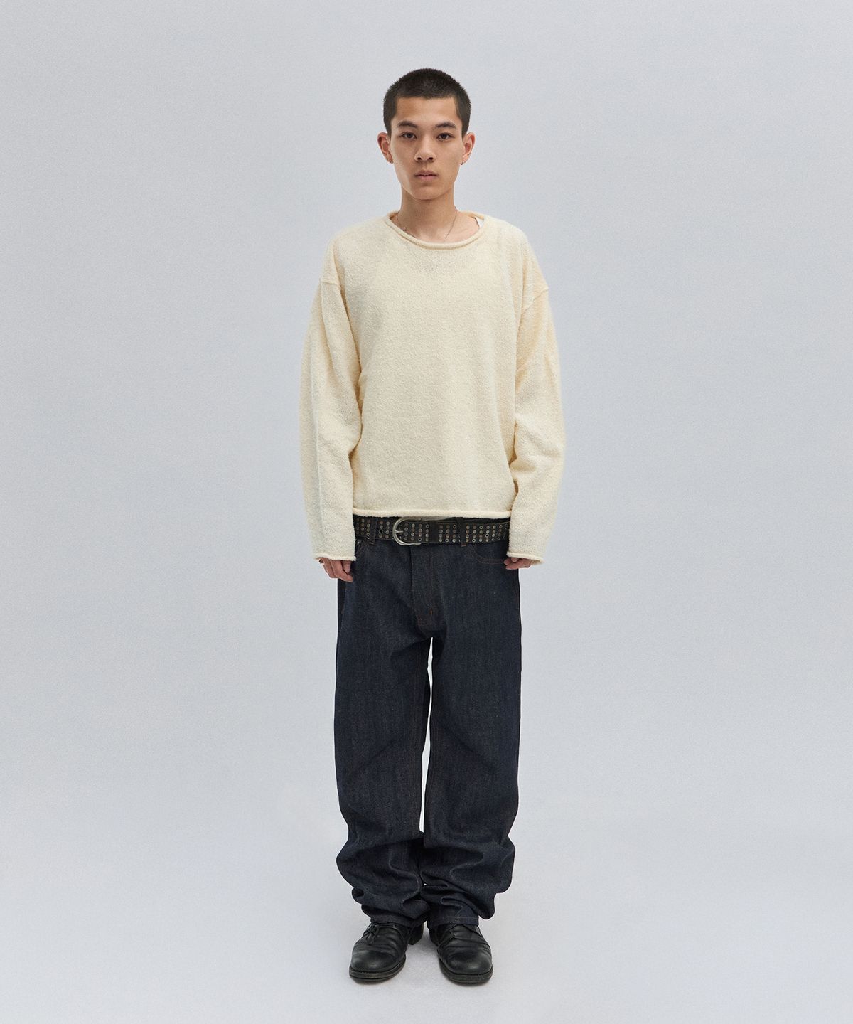 스웨이드(SUADE) SHEARLING KNIT [IVORY]
