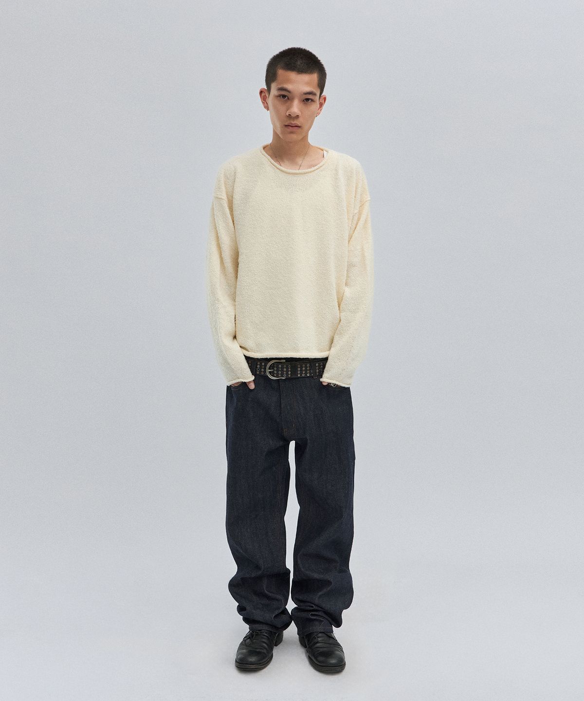 스웨이드(SUADE) SHEARLING KNIT [IVORY]
