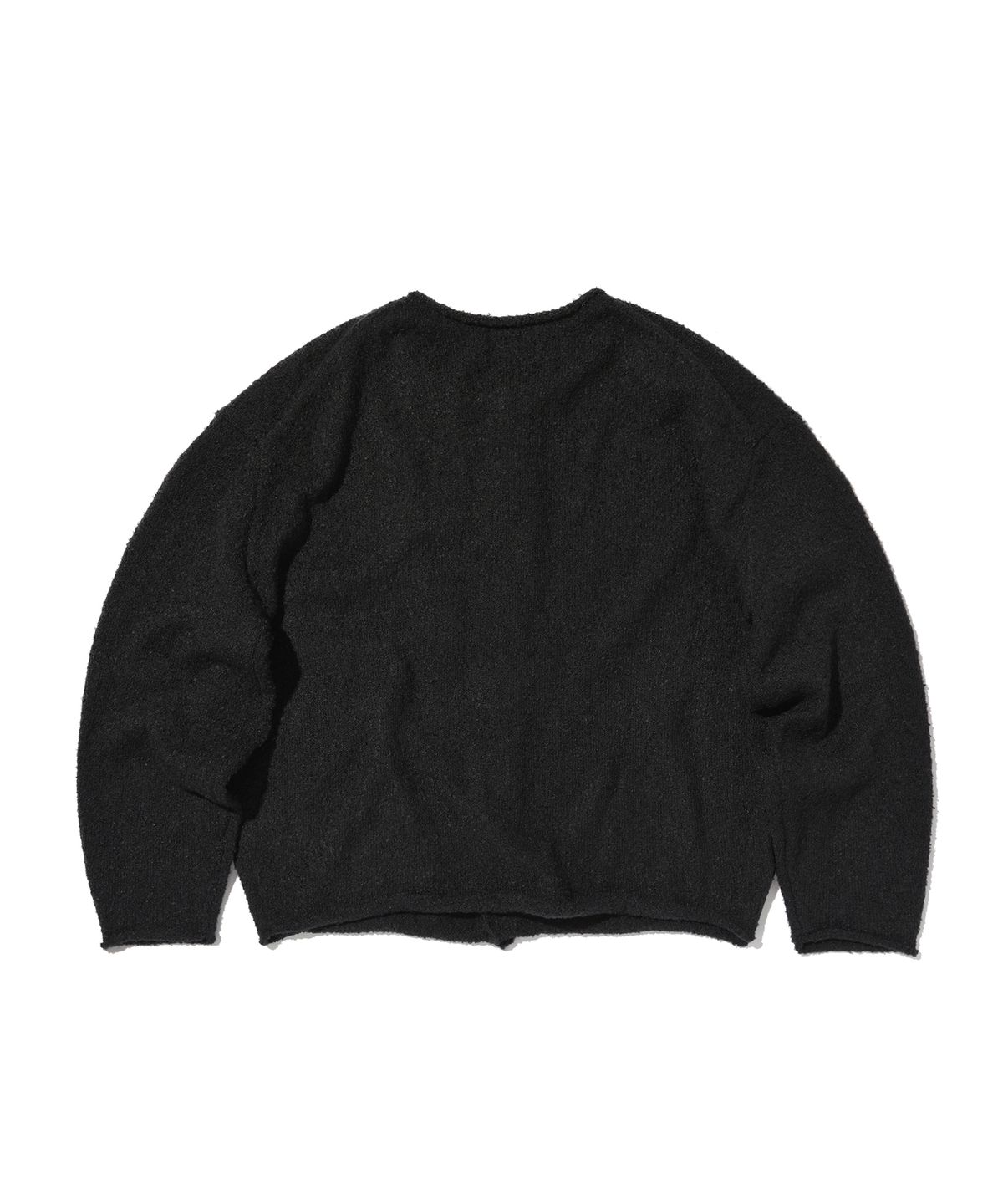 스웨이드(SUADE) SHEARLING KNIT CARDIGAN [BLACK]