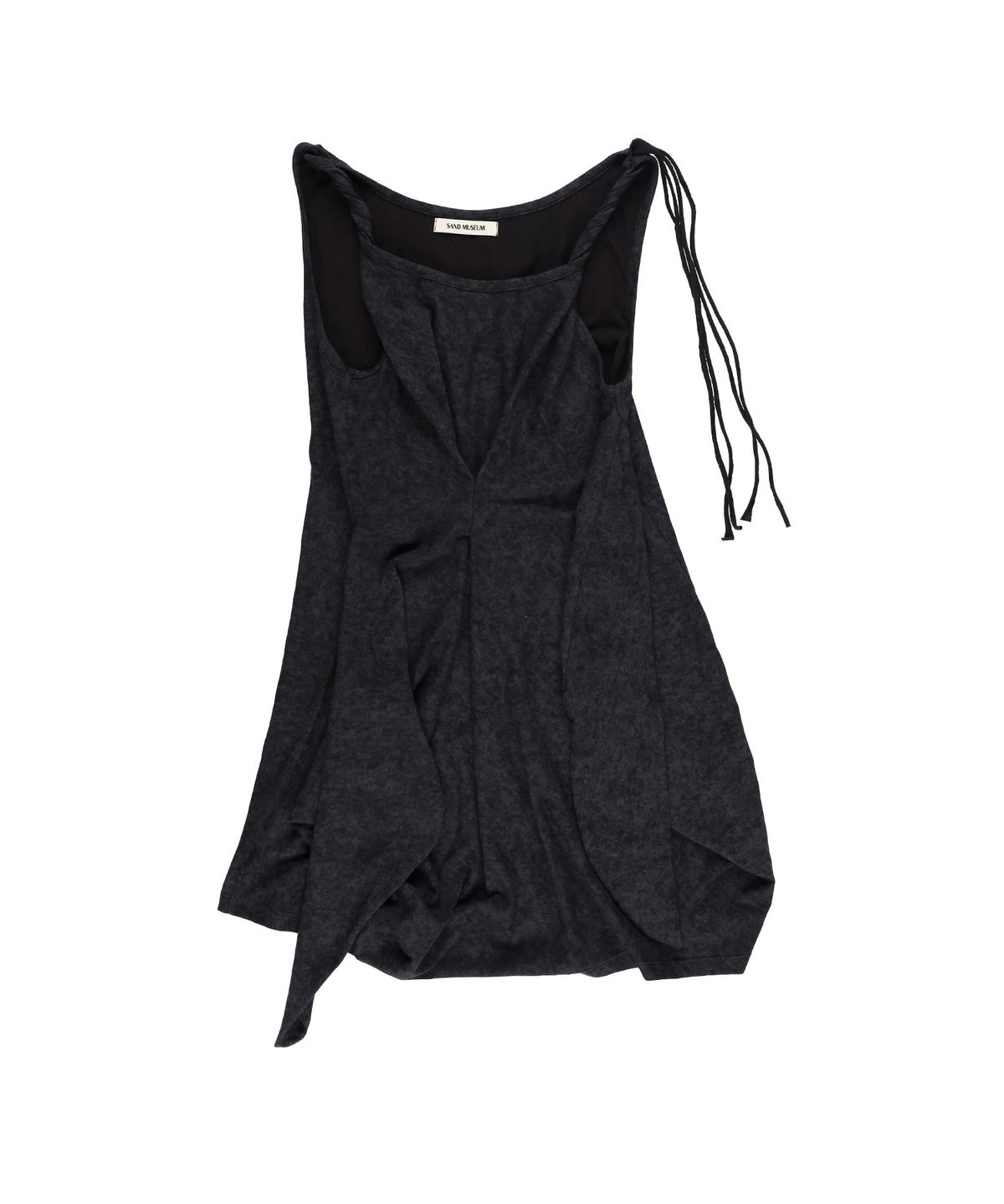 샌드뮤지엄(SAND MUSEUM) TIE LAYERED DRESS [Black]