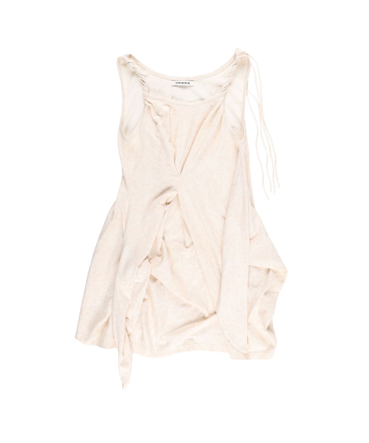 샌드뮤지엄(SAND MUSEUM) TIE LAYERED DRESS [Ivory]