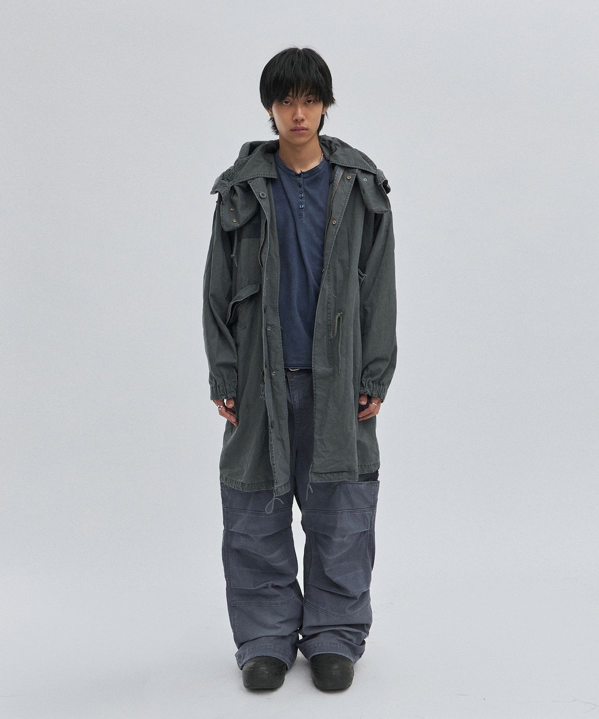 스웨이드(SUADE) FISHTAIL JACKET [CHARCOAL GRAY]