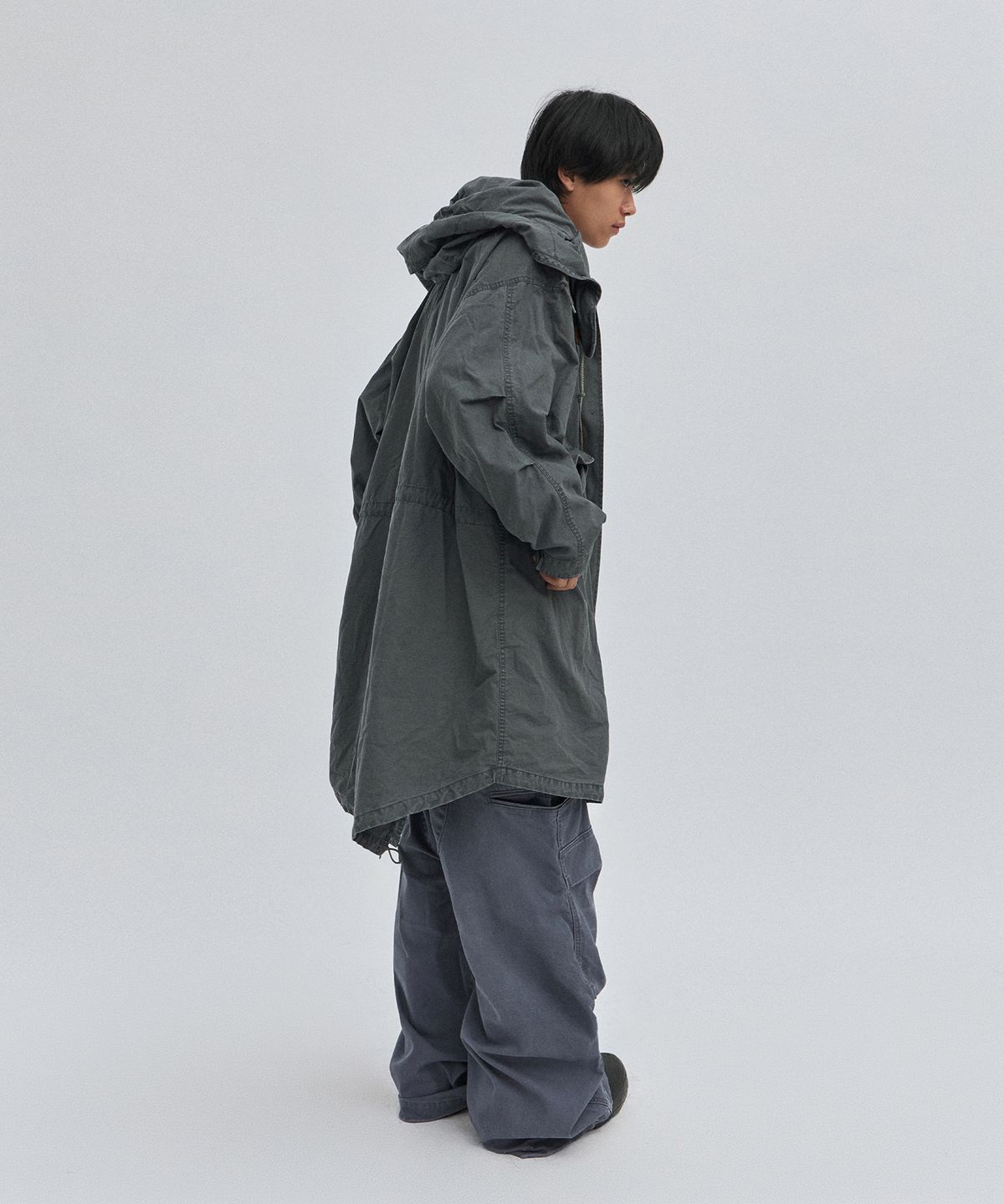 스웨이드(SUADE) FISHTAIL JACKET [CHARCOAL GRAY]