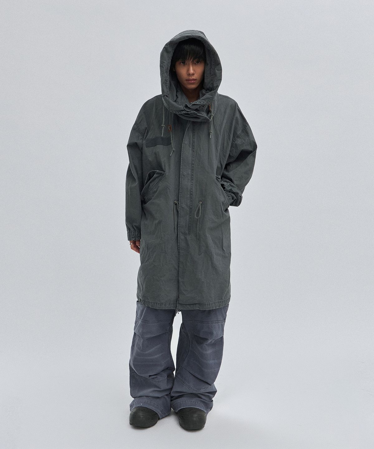 스웨이드(SUADE) FISHTAIL JACKET [CHARCOAL GRAY]