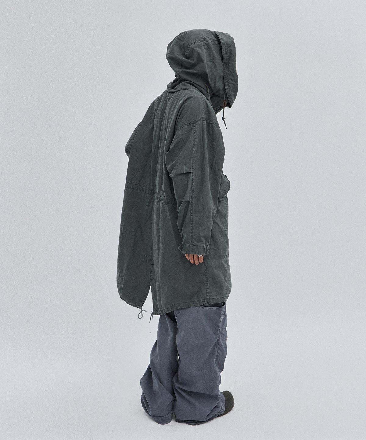 스웨이드(SUADE) FISHTAIL JACKET [CHARCOAL GRAY]