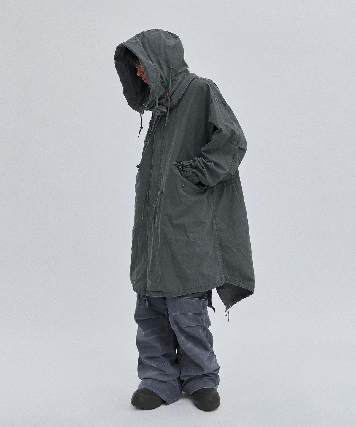 스웨이드(SUADE) FISHTAIL JACKET [CHARCOAL GRAY]