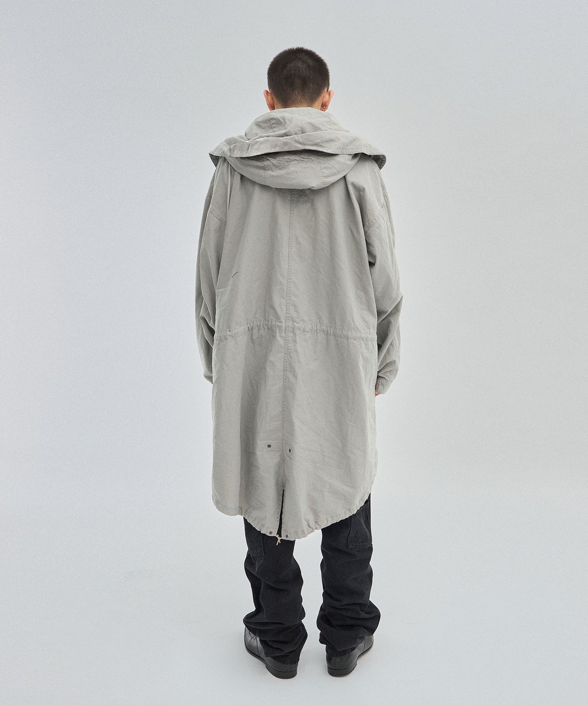 스웨이드(SUADE) FISHTAIL JACKET [LIGHT GRAY]