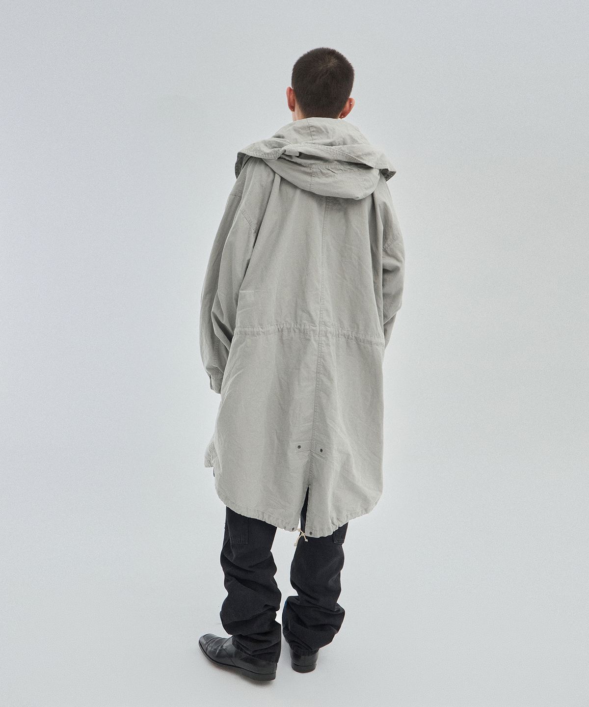 스웨이드(SUADE) FISHTAIL JACKET [LIGHT GRAY]