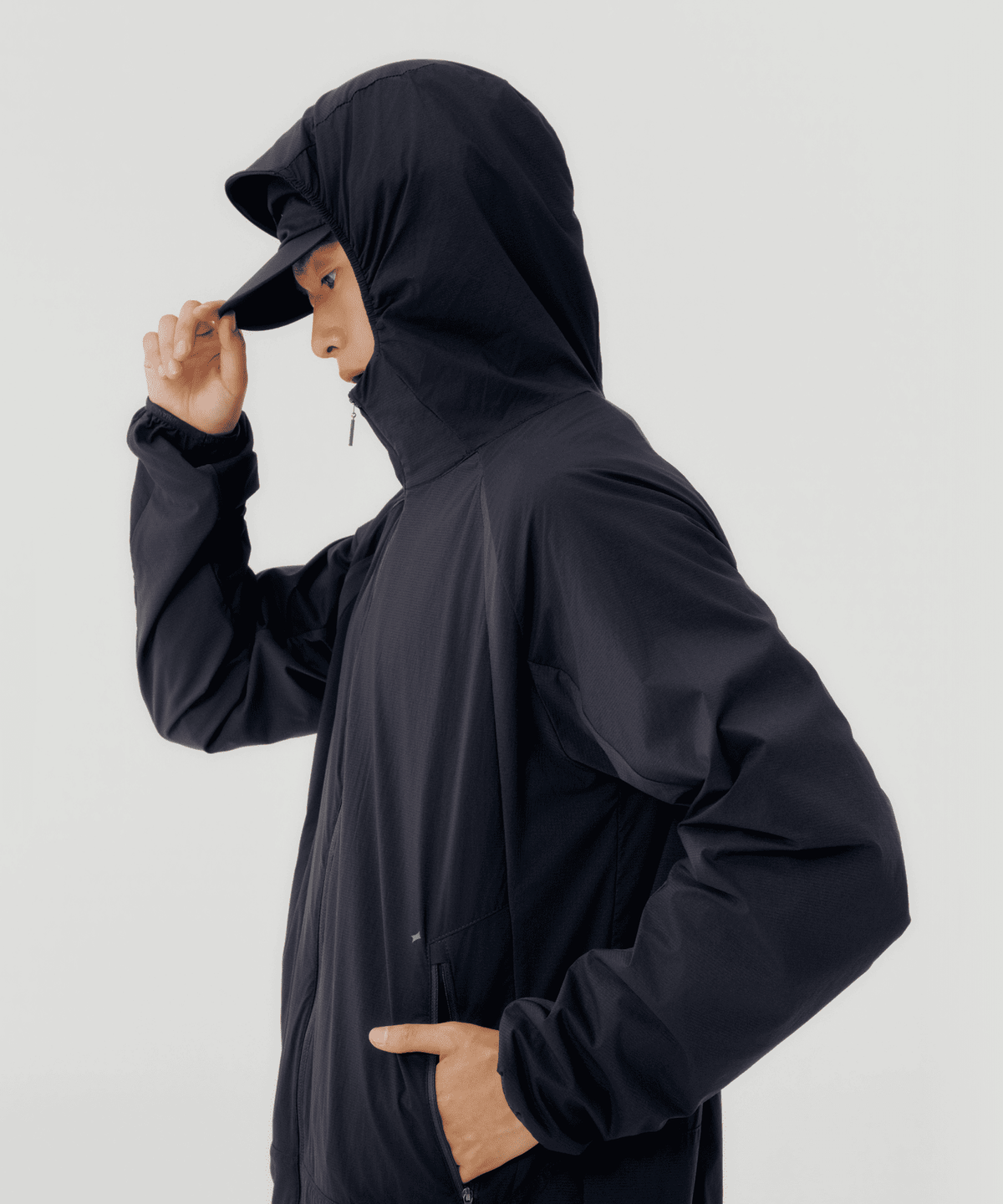 어반사이드 어패럴(URBANSIDE APPAREL) 제로인 옥타 하이브리드 쉘 후드 재킷