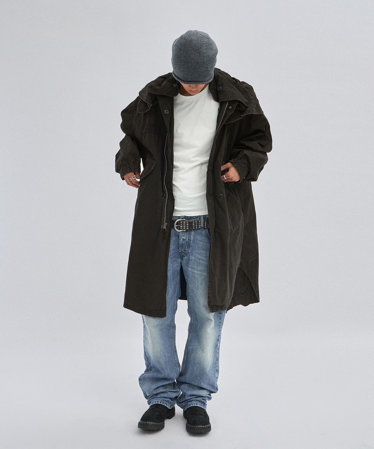 스웨이드(SUADE) FISHTAIL JACKET [BLACK]