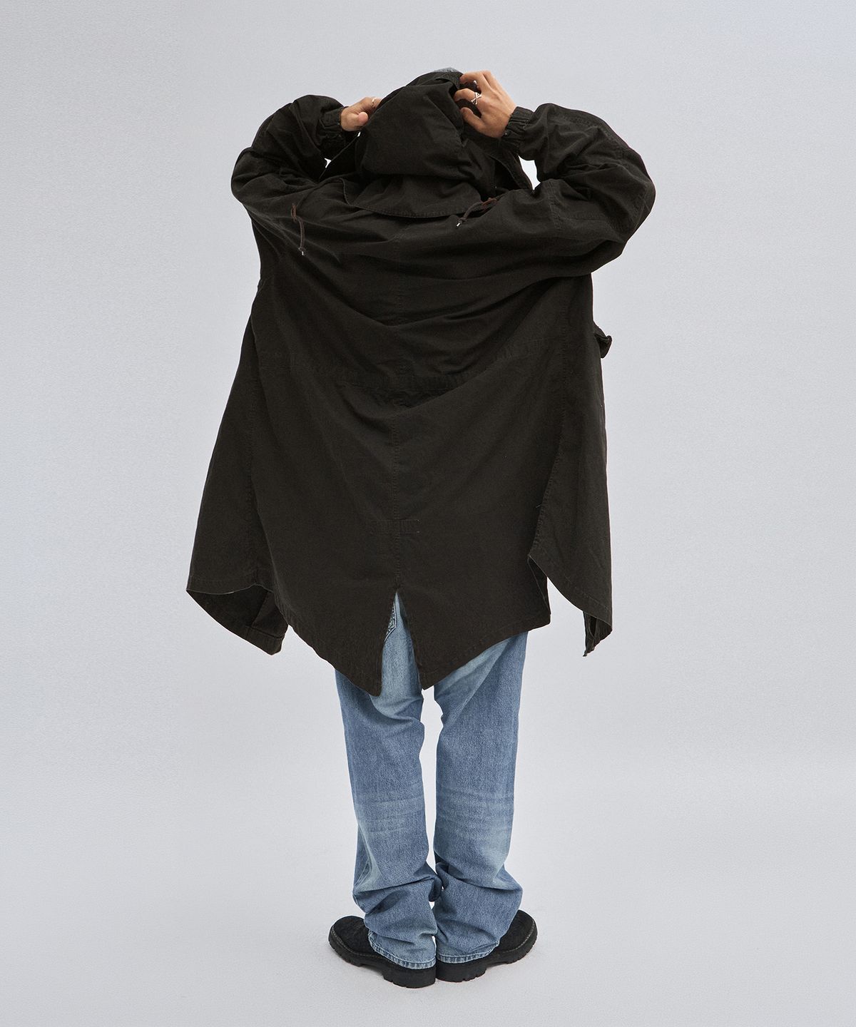 스웨이드(SUADE) FISHTAIL JACKET [BLACK]