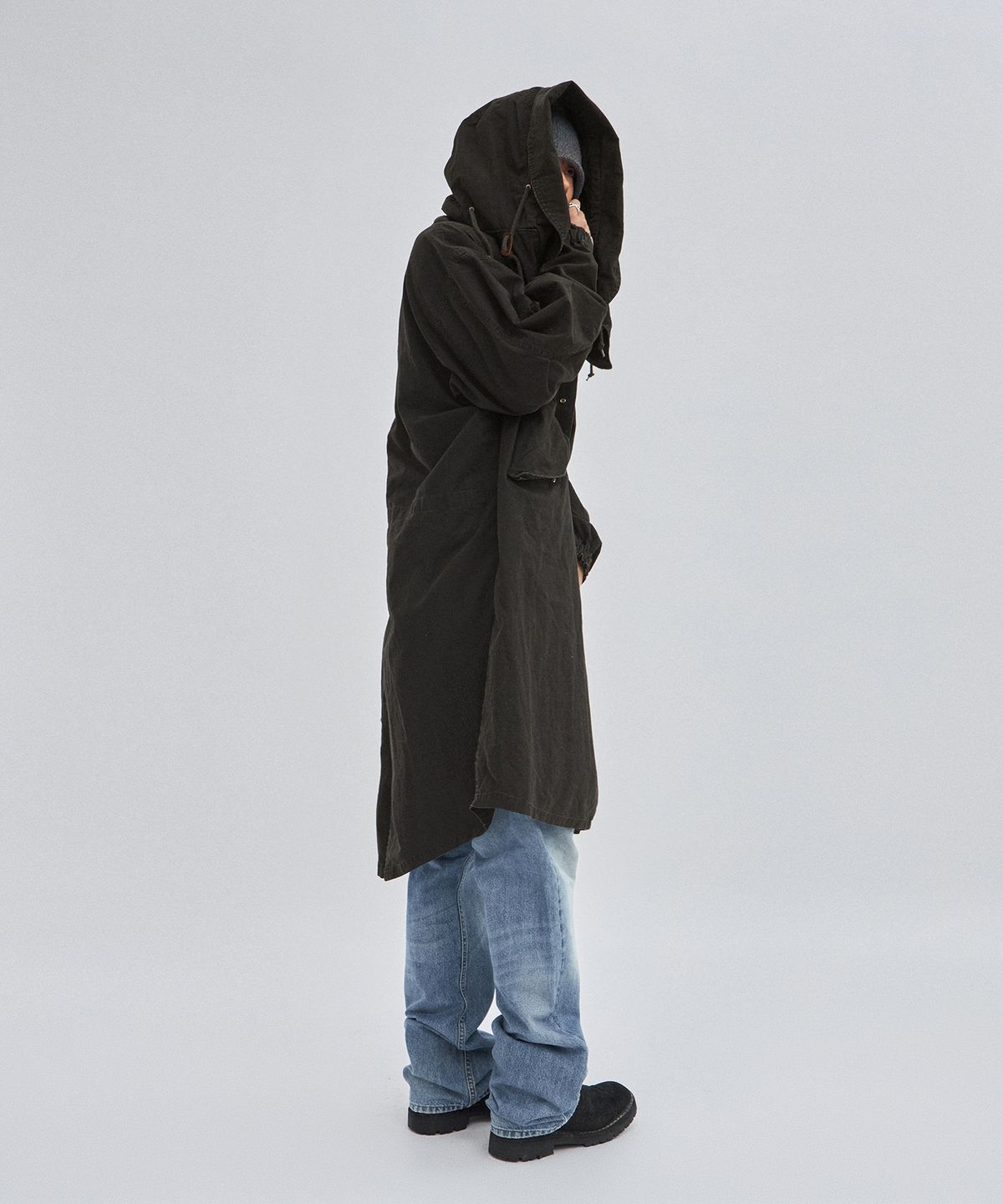 스웨이드(SUADE) FISHTAIL JACKET [BLACK]